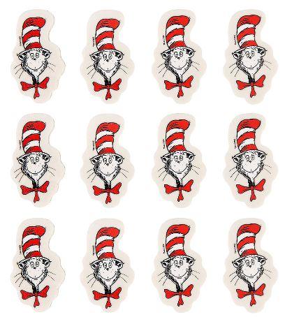 Dr. Seuss Cat in the Hat Erasers | 12ct - Zurchers