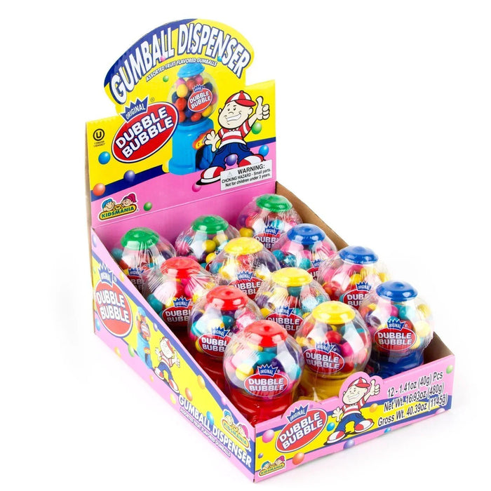 Dubble Bubble Gumball Dispenser 12ct - Zurchers