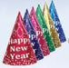 Happy New Year foil Cone Hat 7" | 1ct - Zurchers