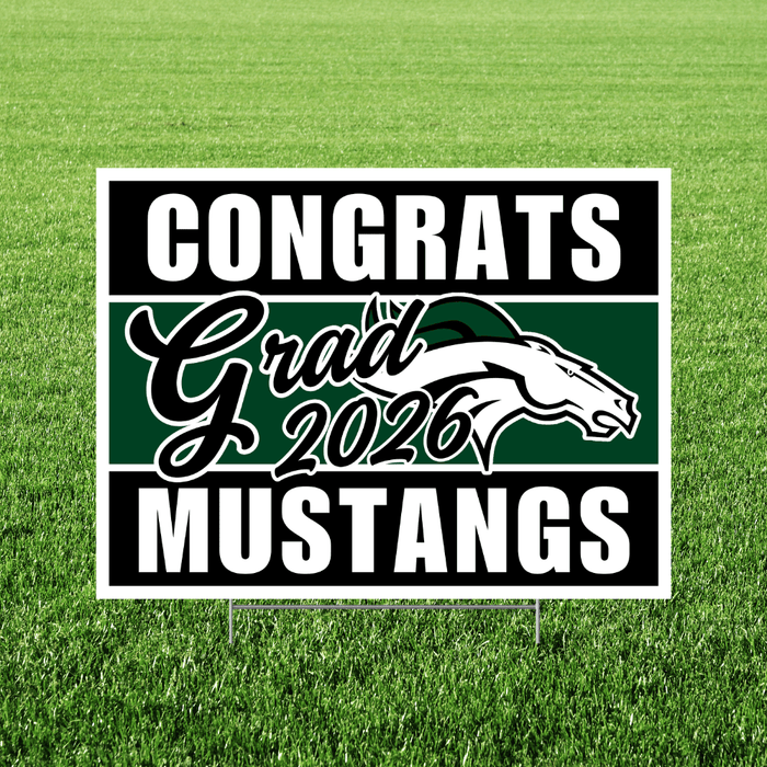 Eagle High School Grad Yard Sign 24" x 18" | 1 ct - Zurchers