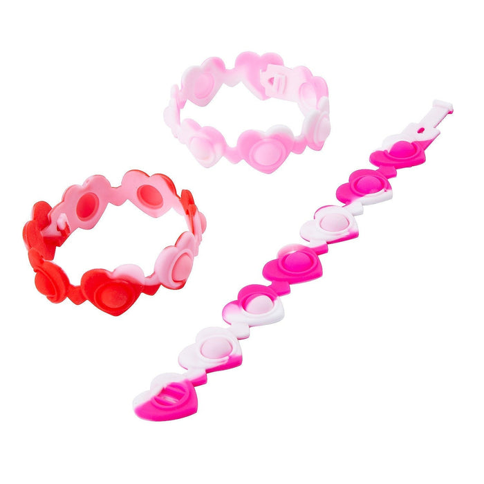 Valentine Heart Lotsa Pops Popping Toy Bracelets | 1 ct