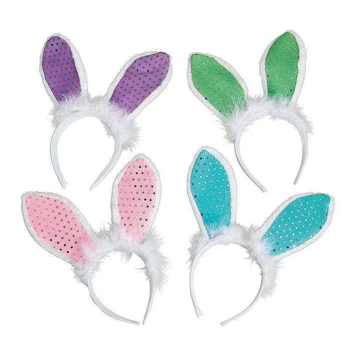 Easter Bunny Ears Sequin Headbands | 1CT