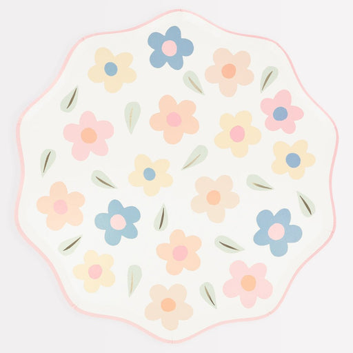 Easter Happy Flowers Dinner Plates, 10" | 8 ct