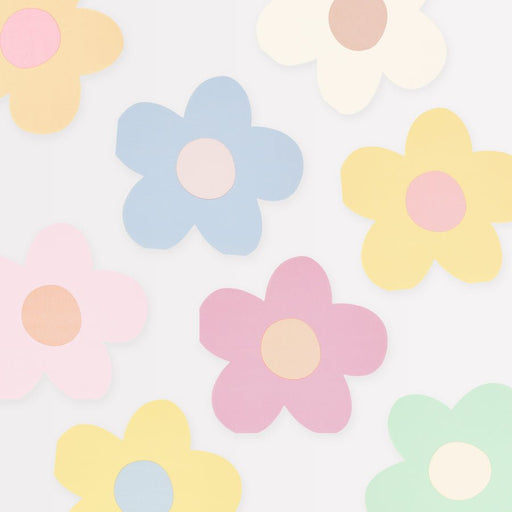 Easter Pastel Daisy Beverage Napkins | 16 ct