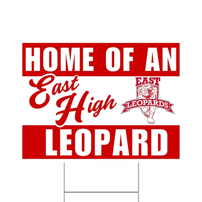 East High School Spirit Yard Sign 24" x 18" | 1 ct - Zurchers