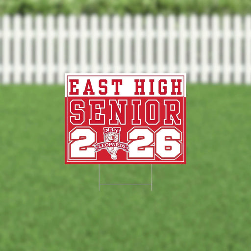 East UT 2026 Senior Yard Sign | 1ct - Zurchers