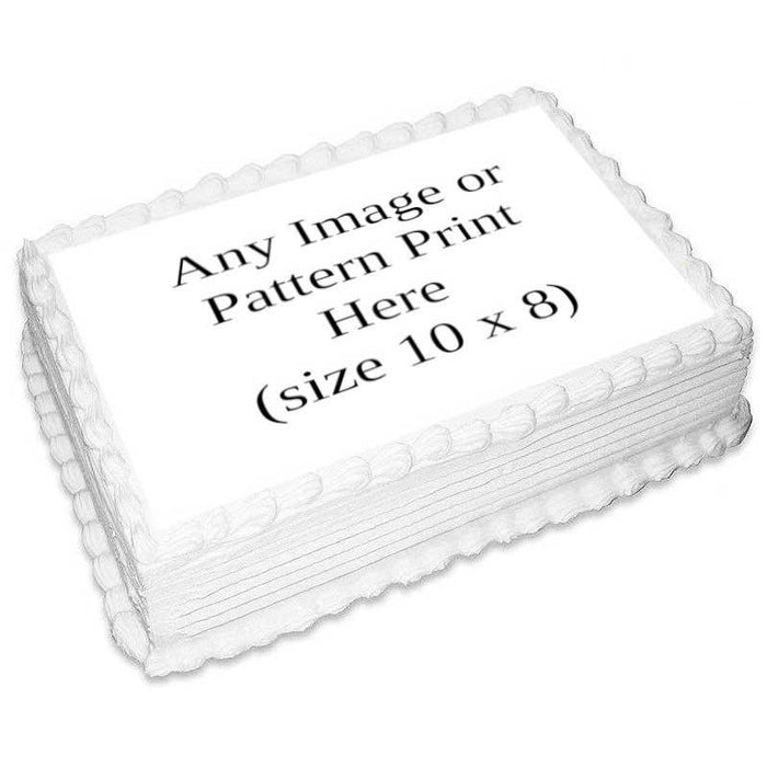 Custom Edible Cake Image 10" x 8" | 1 ct - Zurchers