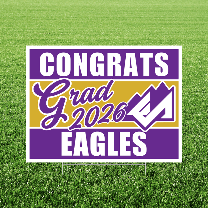 Elevate Academy ID Grad Yard Sign 18x24" | 1ct - Zurchers