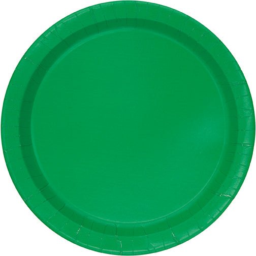 Emerald Green Paper Plate 7in | 50ct