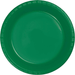 Emerald Green Plastic Dessert Plates 7" | 20ct - Zurchers