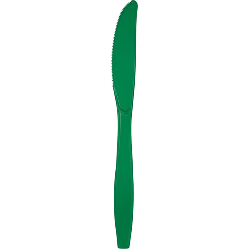 Emerald Green Plastic Knives | 24ct - Zurchers