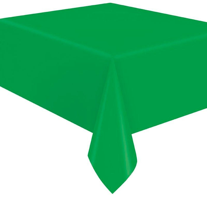 Emerald Green Plastic Tablecover | 1ct - Zurchers