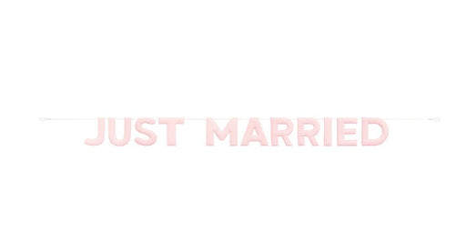 Fabric Just Married Garland | 1ct