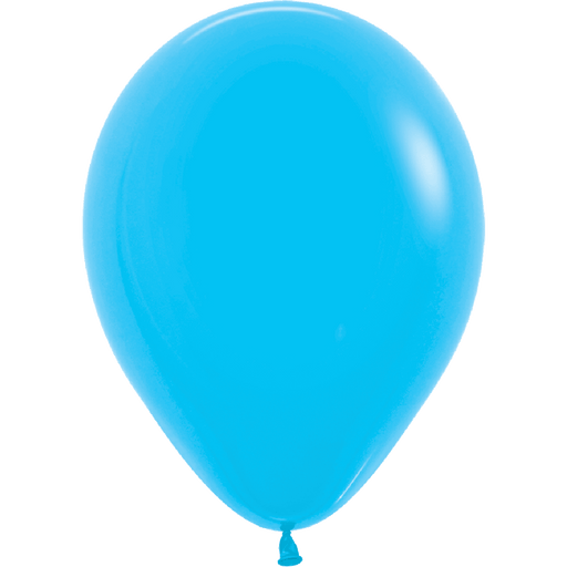 Fashion Blue Latex Balloon w/ Helium & Hi - Float, 11" | 1 ct - Zurchers