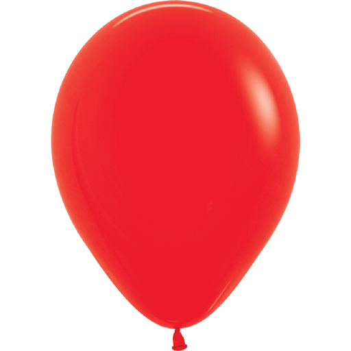 Fashion Red Latex Balloon w/ Helium & Hi - Float, 11" | 1 ct - Zurchers