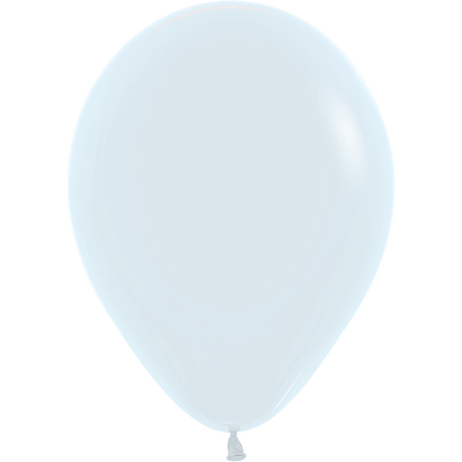 Fashion White Latex Balloon w/ Helium & Hi - Float, 11" | 1 ct - Zurchers