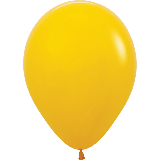 Fashion Yellow Latex Balloon w/ Helium & Hi - Float, 11" | 1 ct - Zurchers