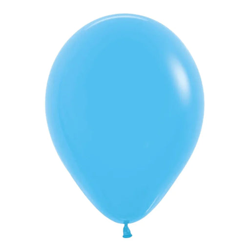 Fashion Blue Latex Balloon w/ Helium & Hi - Float, 11" | 1 ct - Zurchers