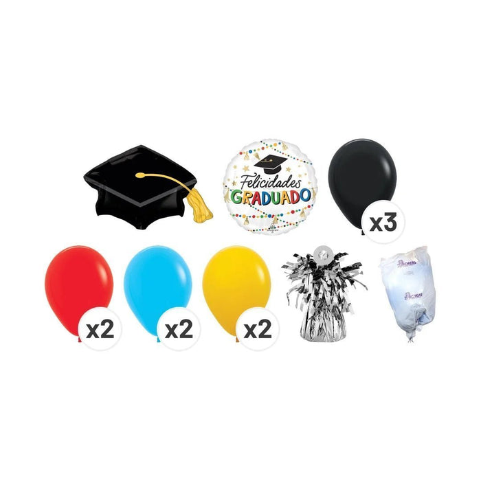 Felicidades Graduado Balloon Bouquet - Zurchers