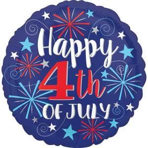 Festive 4th of July Mylar Balloon 18" | 1 ct - Zurchers