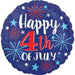 Festive 4th of July Mylar Balloon 18" | 1 ct - Zurchers