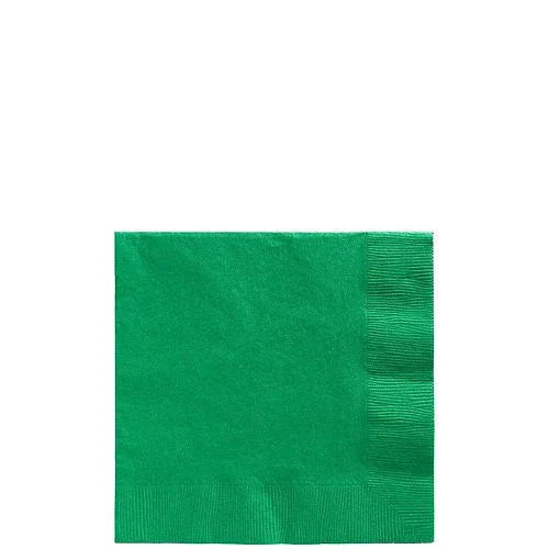 Festive Green Beverage Napkins | 40ct - Zurchers
