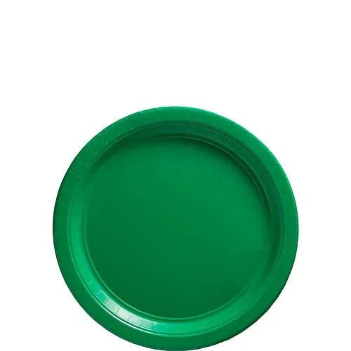 Festive Green Dessert Paper Plates 6.75" | 20ct - Zurchers