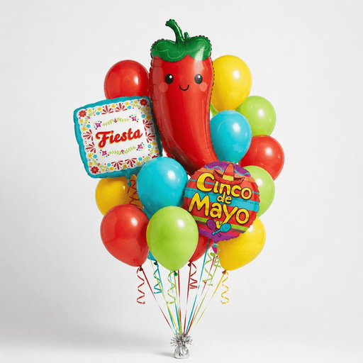 Fiesta Chili Pepper Balloon Bouquet