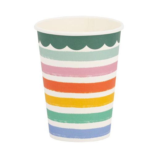 Fiesta Striped Paper Cup | 8ct