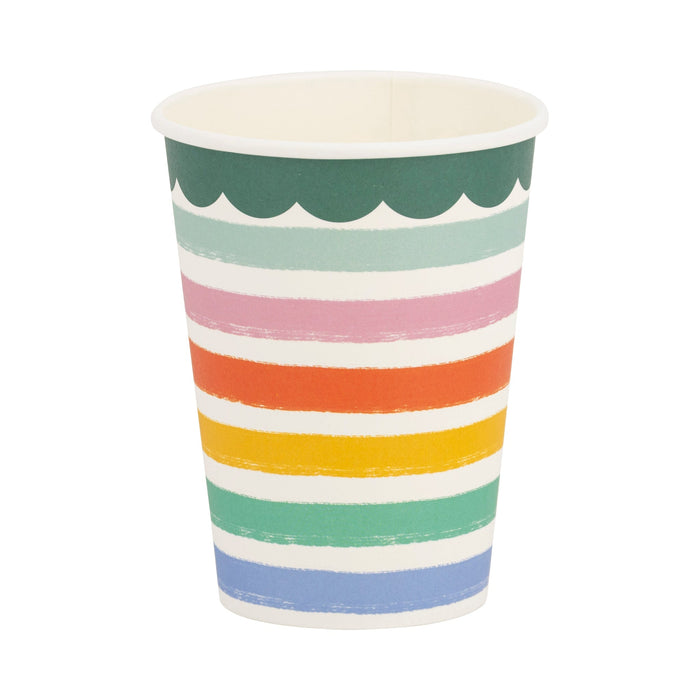 Fiesta Striped Paper Cup | 8ct - Zurchers