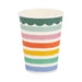 Fiesta Striped Paper Cup | 8ct - Zurchers