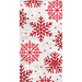 These stylish Christmas Let It Snow Guest Napkins are ideal for your festive gatherings. The white napkins feature red snowflakes and are perfect for appetizers, desserts, or other snacks. The 16 count pack ensures you have enough napkins for your whole party.