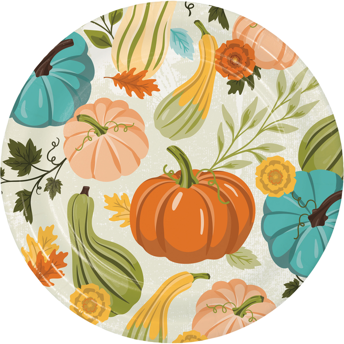 Hello Fall Luncheon Plates 7" | 8 ct