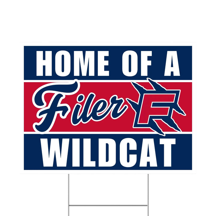 Filer High School Spirit Yard Sign 24" x 18" | 1 ct - Zurchers