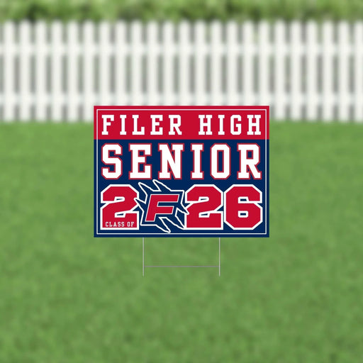 Filer ID 2026 Senior Yard Sign | 1ct - Zurchers
