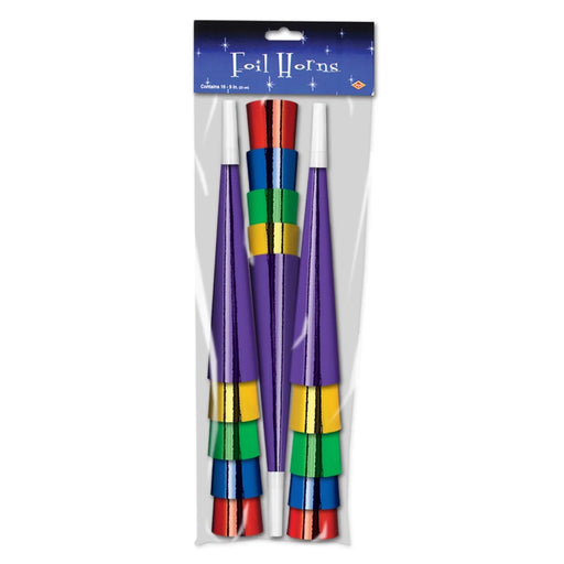 Foil Horn Assortment 9" | 15 ct - Zurchers