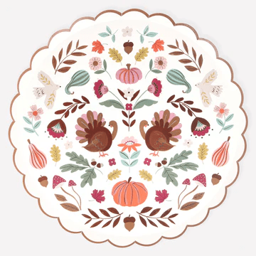 Folk Fall Dinner Plates | 1ct - Zurchers