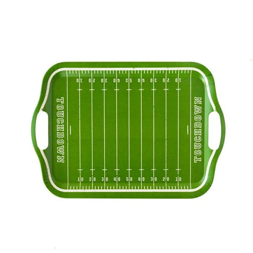 Football Field Bamboo Reusable Tray 16.5" | 1 ct - Zurchers