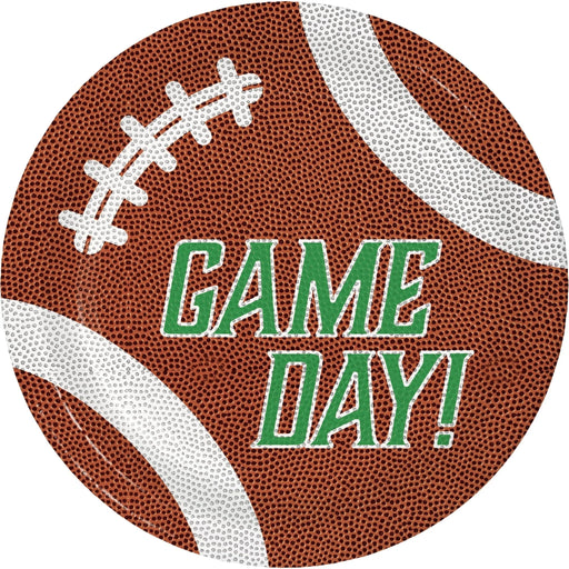 Football Tailgate Time Game Day Plates 7" | 8 ct - Zurchers