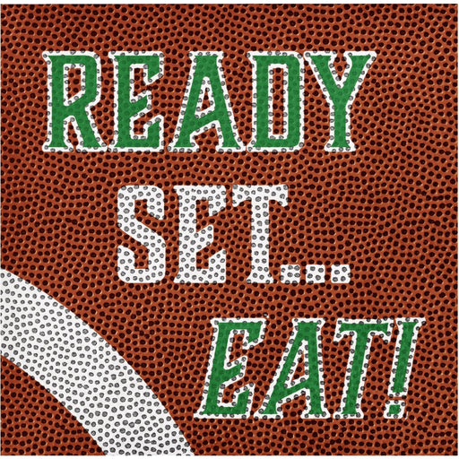 Football Tailgate Time Ready Set Eat Beverage Napkins | 16 ct - Zurchers