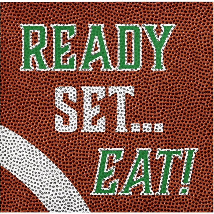 Football Tailgate Time Ready Set Eat Beverage Napkins | 16 ct - Zurchers