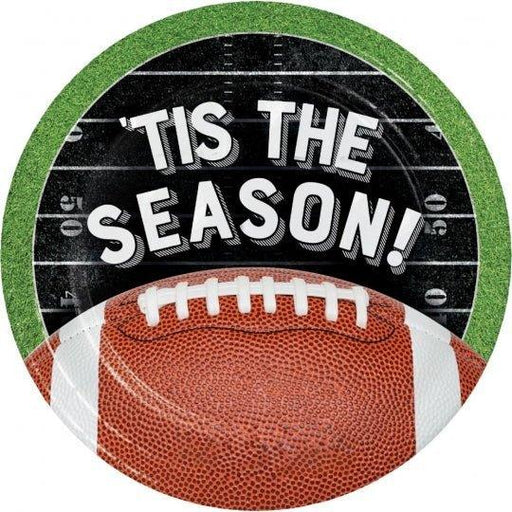 Football 'Tis the Season! Dessert Plate 7" | 8 ct - Zurchers