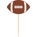 Football Wooden Picks 3.25" | 50 ct - Zurchers