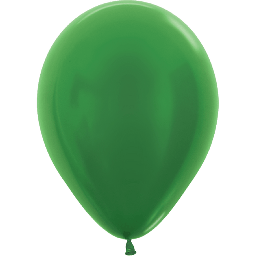 Forest Green Latex Balloon w/ Helium & Hi - Float, 11" | 1ct - Zurchers