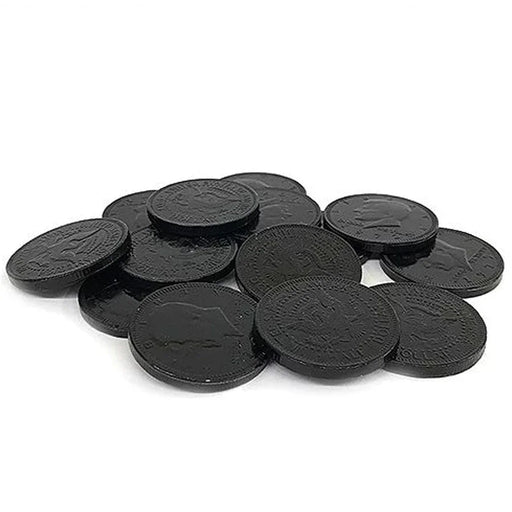 Fort Knox Black Chocolate Coins 1.5" | 16oz. - Zurchers