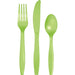 Cutlery Assortment Lime - Party Supplies