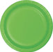 9in Paper Plate Lime - Party Supplies