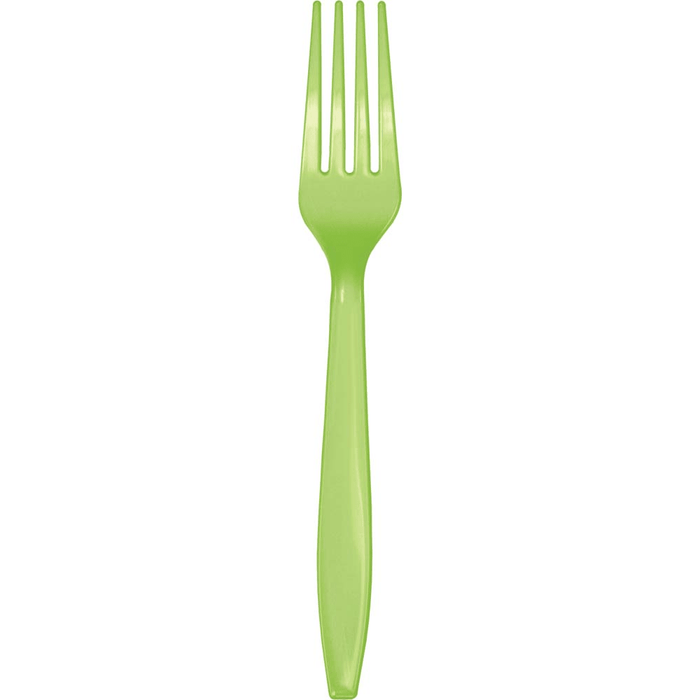 Fresh Lime Premium Plastic Forks 24 | ct - Zurchers