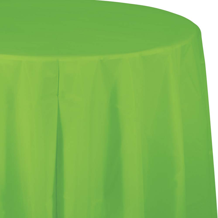 Fresh Lime Tablecovers 82in Round - Zurchers