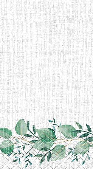 Fresh Greens Botanical Guest Napkins | 16ct - Zurchers